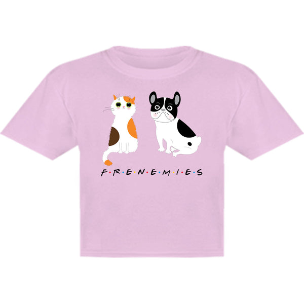Frenemies Cat Dog - Youth & Infant Tee - Graphic Tees Australia