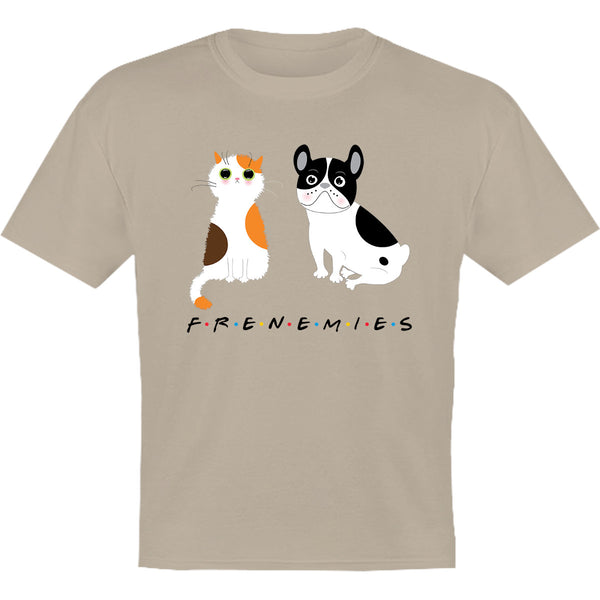 Frenemies Cat Dog - Youth & Infant Tee - Graphic Tees Australia