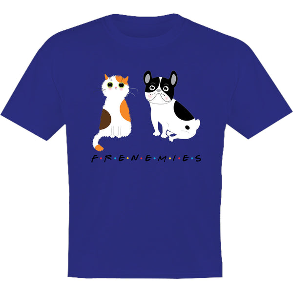 Frenemies Cat Dog - Youth & Infant Tee - Graphic Tees Australia