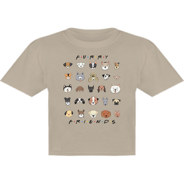 Furry Friends Dog Faces - Youth & Infant Tee - Graphic Tees Australia