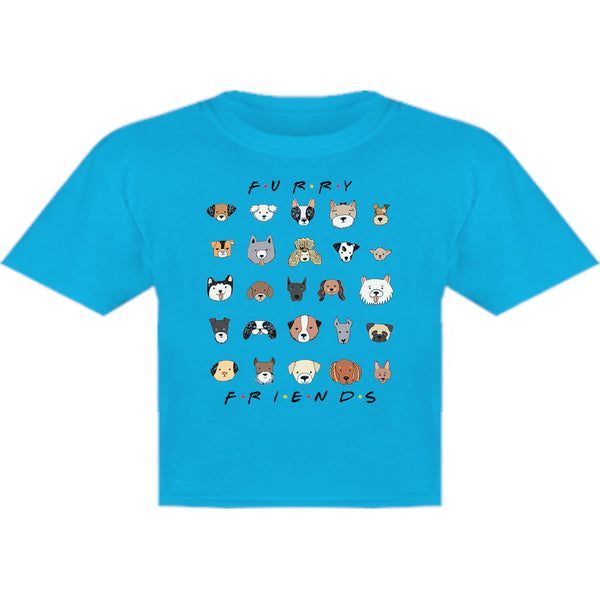 Furry Friends Dog Faces - Youth & Infant Tee - Graphic Tees Australia