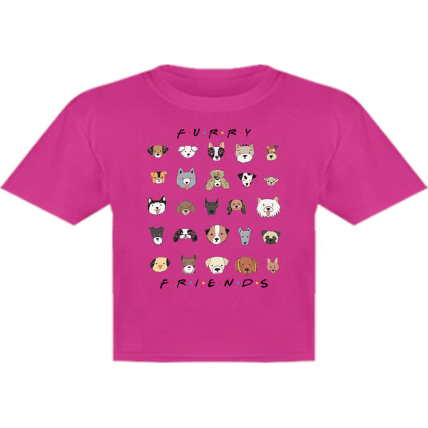 Furry Friends Dog Faces - Youth & Infant Tee - Graphic Tees Australia
