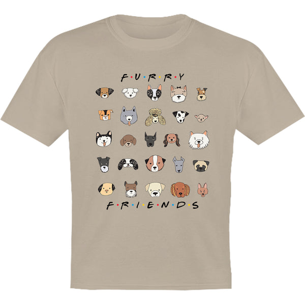 Furry Friends Dog Faces - Youth & Infant Tee - Graphic Tees Australia