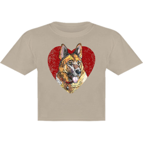 German Shepherd Heart - Youth & Infant Tee