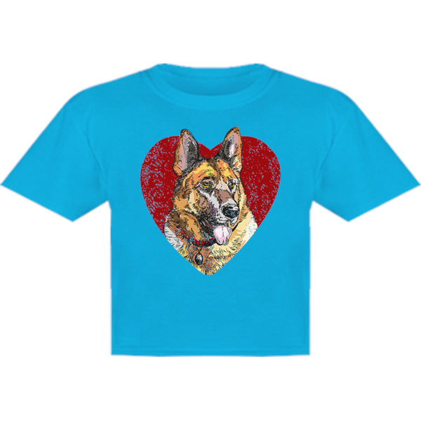 German Shepherd Heart - Youth & Infant Tee