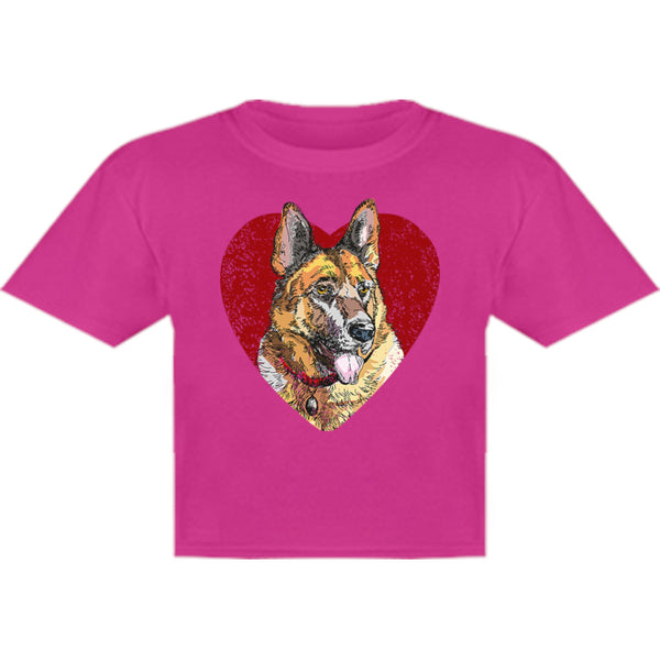 German Shepherd Heart - Youth & Infant Tee