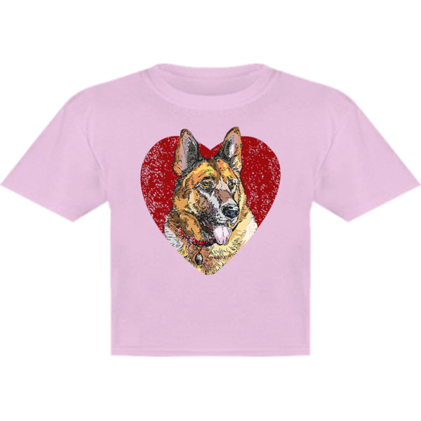 German Shepherd Heart - Youth & Infant Tee