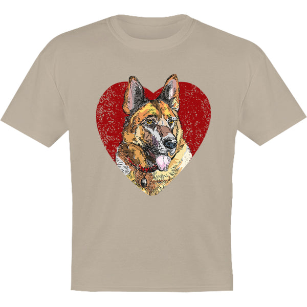 German Shepherd Heart - Youth & Infant Tee