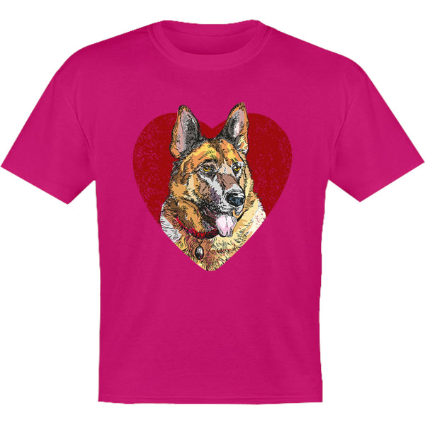 German Shepherd Heart - Youth & Infant Tee