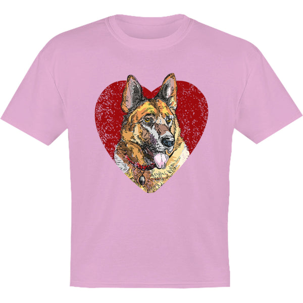 German Shepherd Heart - Youth & Infant Tee