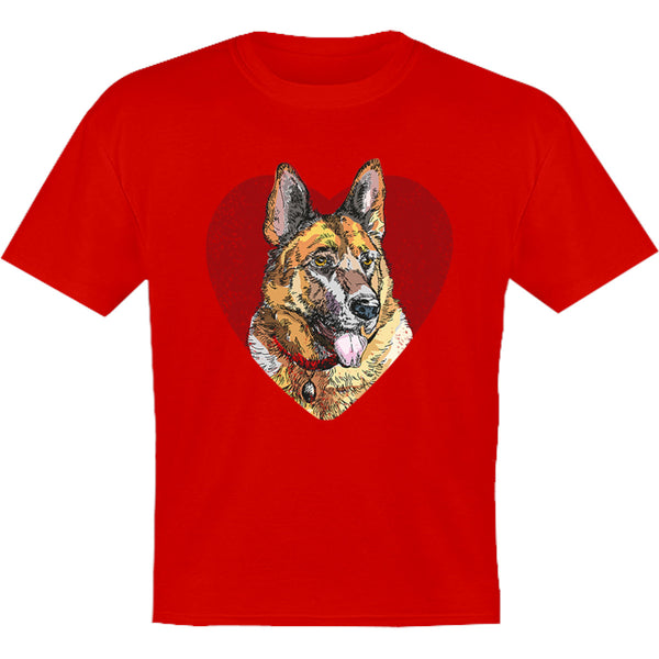 German Shepherd Heart - Youth & Infant Tee