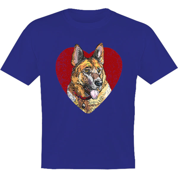 German Shepherd Heart - Youth & Infant Tee