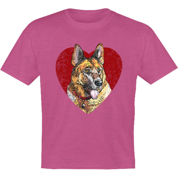 German Shepherd Heart - Youth & Infant Tee