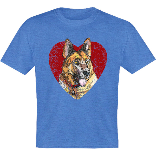 German Shepherd Heart - Youth & Infant Tee