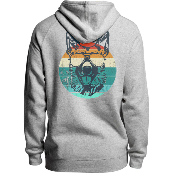 German Shepherd Retro - Unisex Hoodie - Plus Size