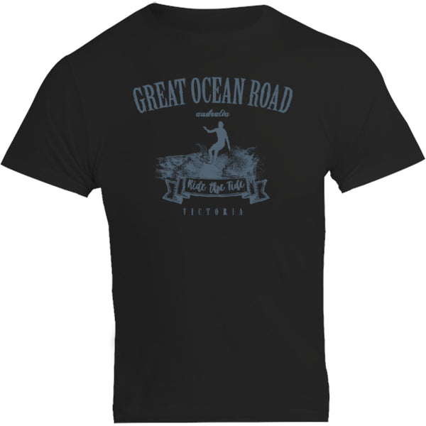 Great Ocean Road Vintage mono - Unisex Tee - Graphic Tees Australia