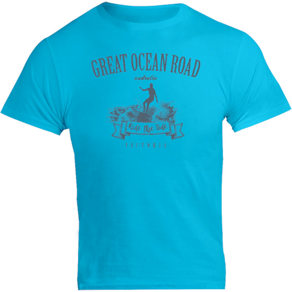 Great Ocean Road Vintage mono - Unisex Tee - Graphic Tees Australia