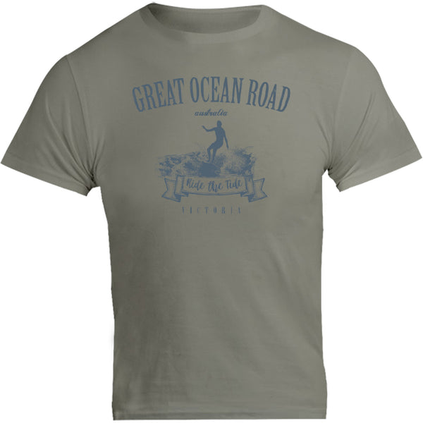 Great Ocean Road Vintage mono - Unisex Tee - Graphic Tees Australia