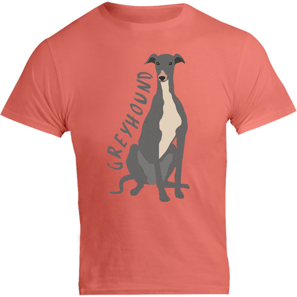 Greyhound Cartoon - Unisex Tee - Graphic Tees Australia