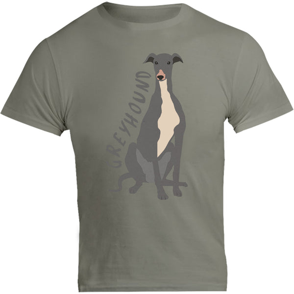 Greyhound Cartoon - Unisex Tee - Graphic Tees Australia