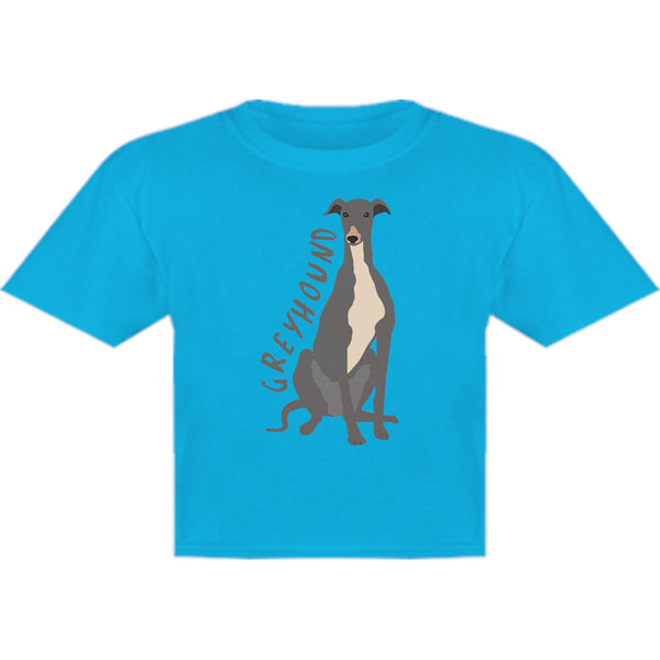 Greyhound Cartoon - Youth & Infant Tee - Graphic Tees Australia