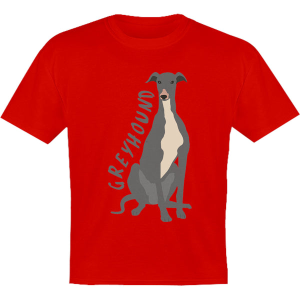 Greyhound Cartoon - Youth & Infant Tee - Graphic Tees Australia