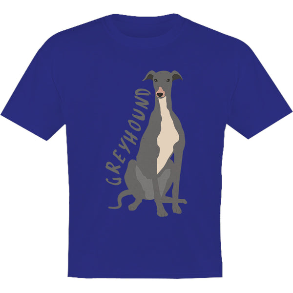 Greyhound Cartoon - Youth & Infant Tee - Graphic Tees Australia