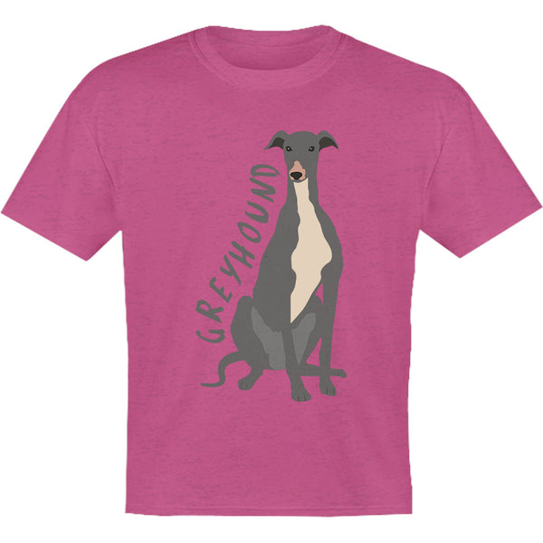 Greyhound Cartoon - Youth & Infant Tee - Graphic Tees Australia