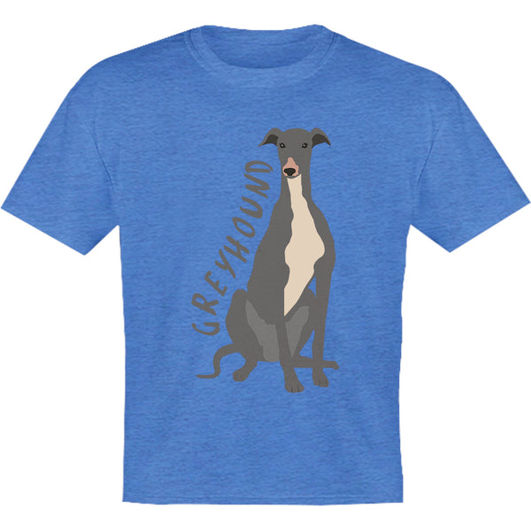 Greyhound Cartoon - Youth & Infant Tee - Graphic Tees Australia