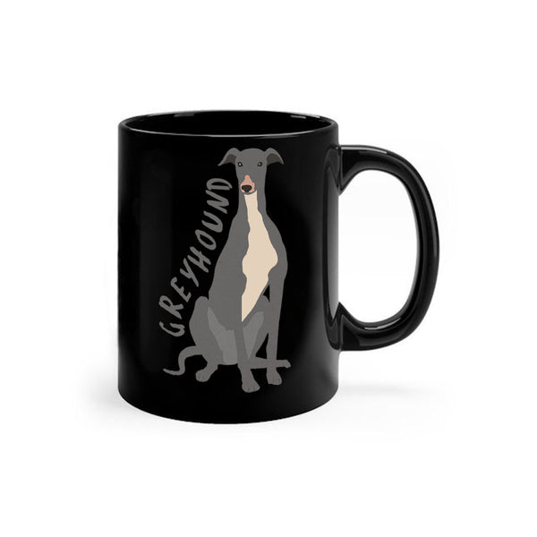 Greyhound Cartoon - Ceramic Mug - Graphic Tees Australia
