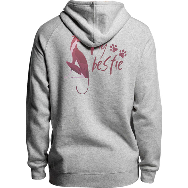 Greyhound My Bestie - Unisex Hoodie - Plus Size - Graphic Tees Australia
