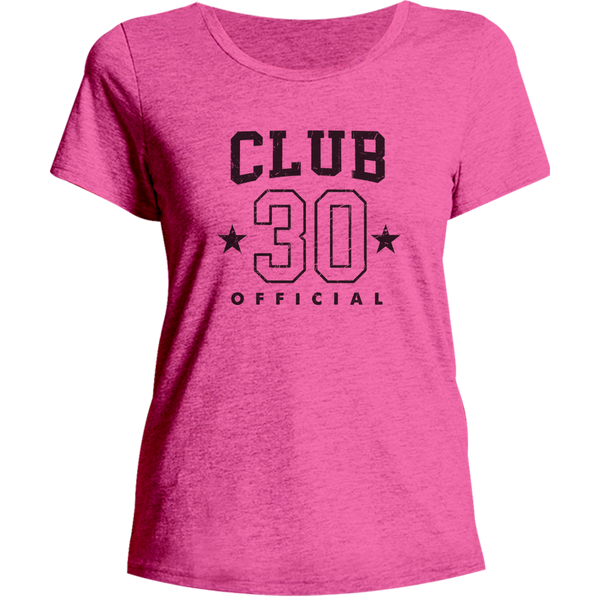 Club 30 - Ladies Relaxed Fit Tee