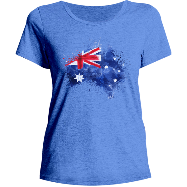 Watercolour Australia - Ladies Relaxed Fit Tee