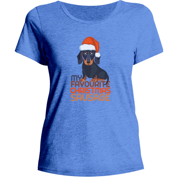 My Favourite Christmas Sausage - Ladies Relaxed Fit Tee