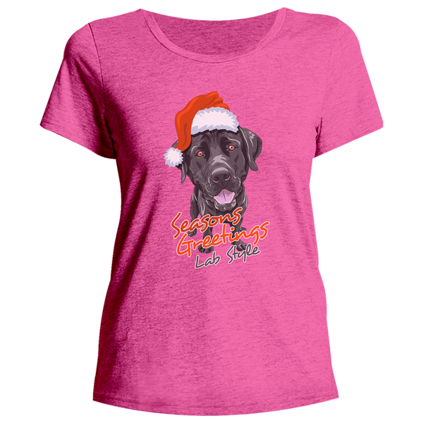 Lab Style Christmas - Ladies Relaxed Fit Tee