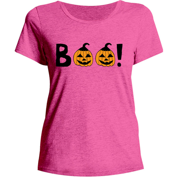 Halloween BOO - Ladies Relaxed Fit Tee