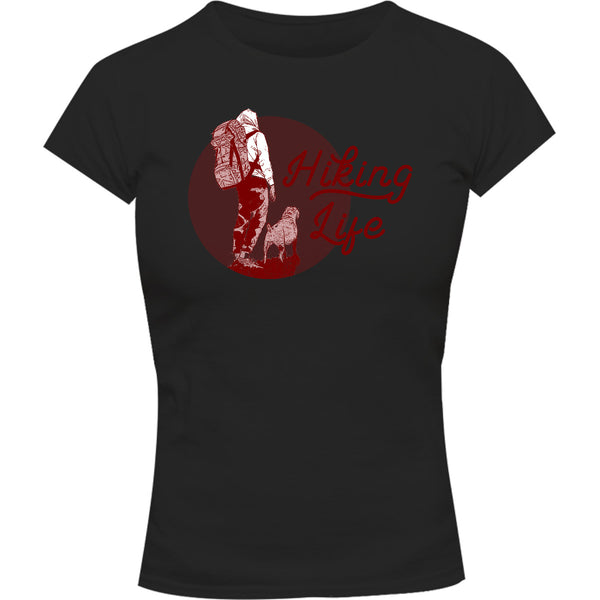 Hiking Life - Ladies Slim Fit Tee - Graphic Tees Australia