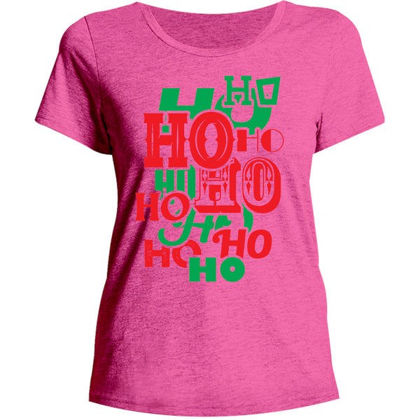 HO HO HO - Ladies Relaxed Fit Tee
