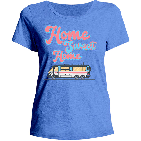 Home Sweet Home - Ladies Relaxed Fit Tee - Graphic Tees Australia