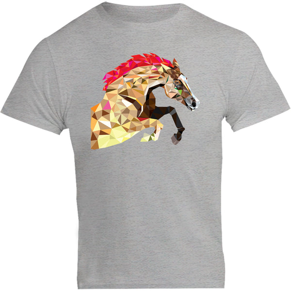 Horse Geometric Pattern - Unisex Tee - Plus Size - Graphic Tees Australia
