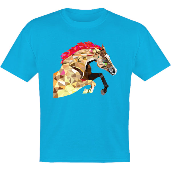 Horse Geometric Pattern - Youth & Infant Tee - Graphic Tees Australia
