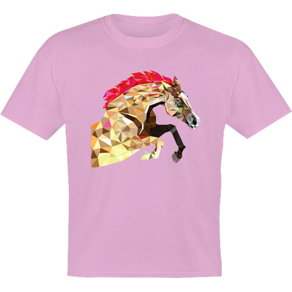 Horse Geometric Pattern - Youth & Infant Tee - Graphic Tees Australia
