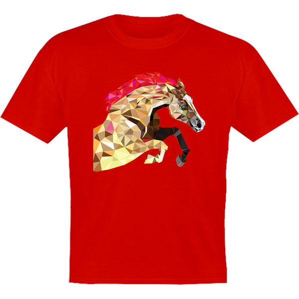 Horse Geometric Pattern - Youth & Infant Tee - Graphic Tees Australia