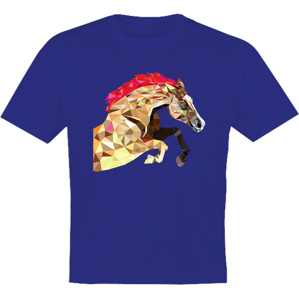 Horse Geometric Pattern - Youth & Infant Tee - Graphic Tees Australia