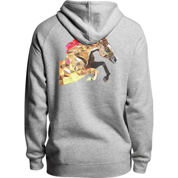 Horse Geometric Pattern - Unisex Hoodie - Plus Size - Graphic Tees Australia