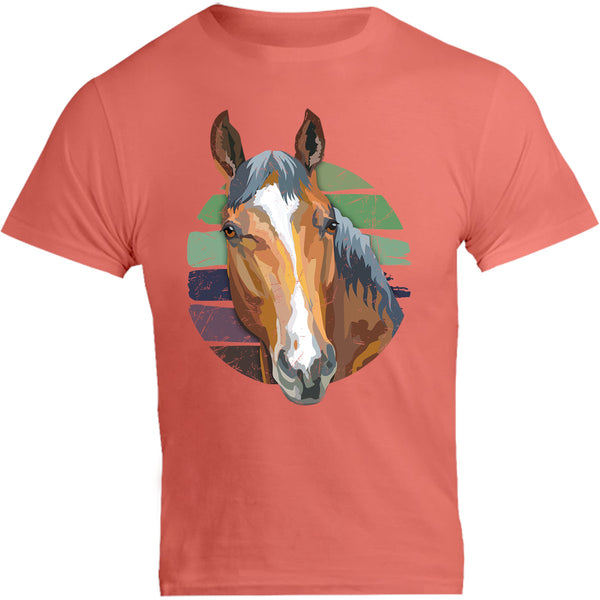 Horse Retro Style - Unisex Tee - Graphic Tees Australia