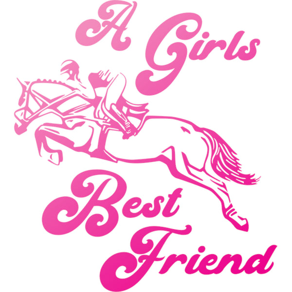 Horse & Rider A Girls Best Friend - Youth & Infant Tee - Graphic Tees Australia