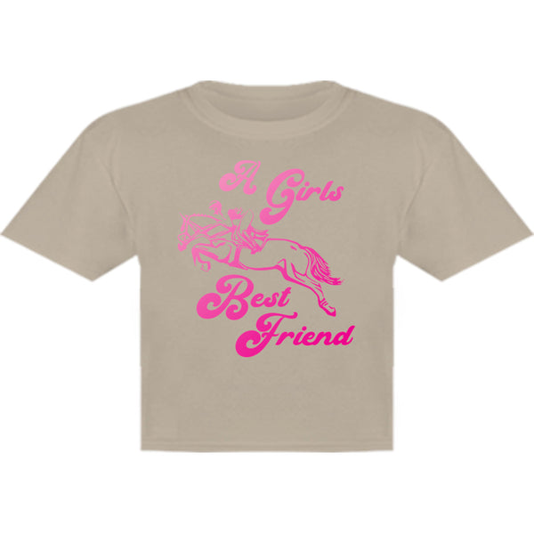 Horse & Rider A Girls Best Friend - Youth & Infant Tee - Graphic Tees Australia
