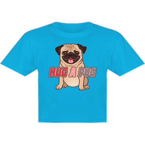Hug A Pug - Youth & Infant Tee - Graphic Tees Australia