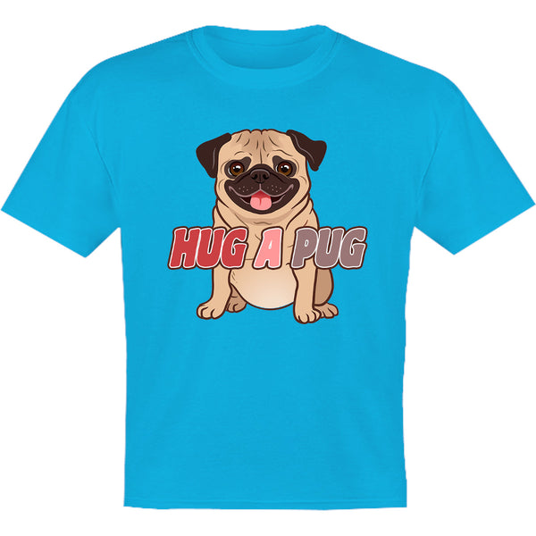 Hug A Pug - Youth & Infant Tee - Graphic Tees Australia